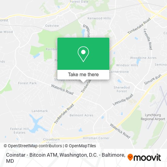 Coinstar - Bitcoin ATM map