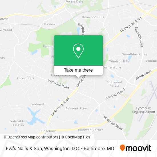 Mapa de Eva's Nails & Spa