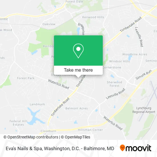 Mapa de Eva's Nails & Spa