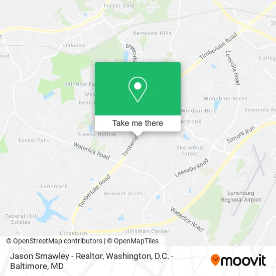 Jason Smawley - Realtor map