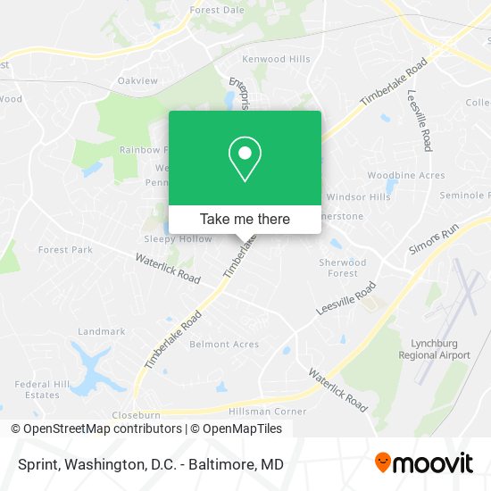 Mapa de Sprint