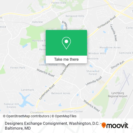 Designers Exchange Consignment map