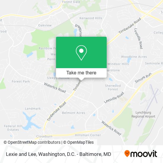 Mapa de Lexie and Lee
