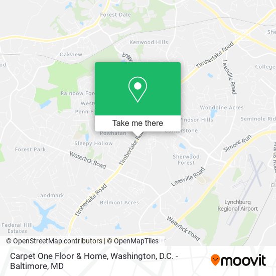Mapa de Carpet One Floor & Home