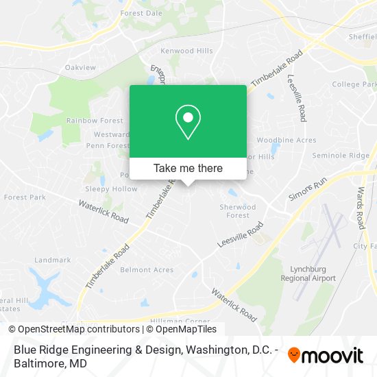 Blue Ridge Engineering & Design map