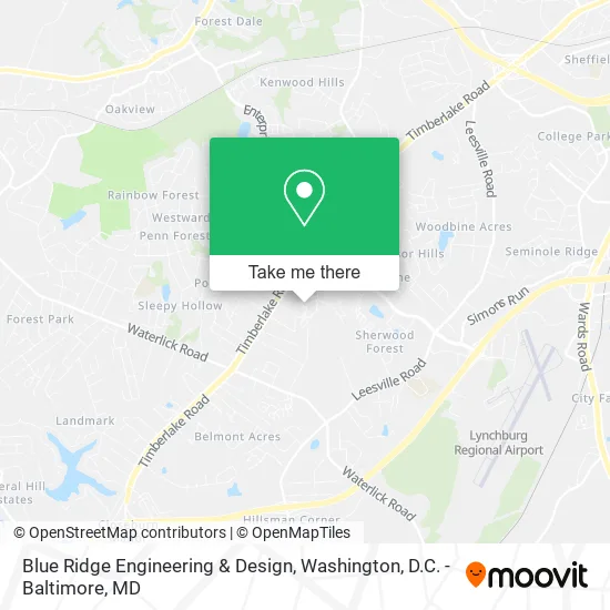 Mapa de Blue Ridge Engineering & Design