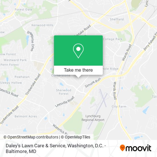 Daley's Lawn Care & Service map