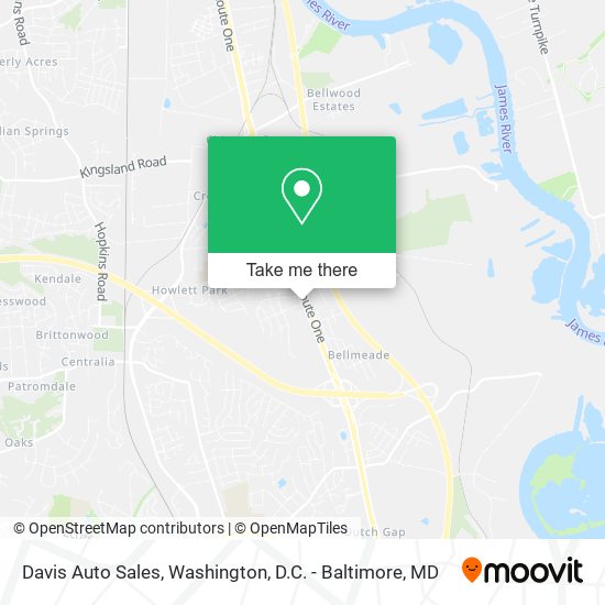Mapa de Davis Auto Sales