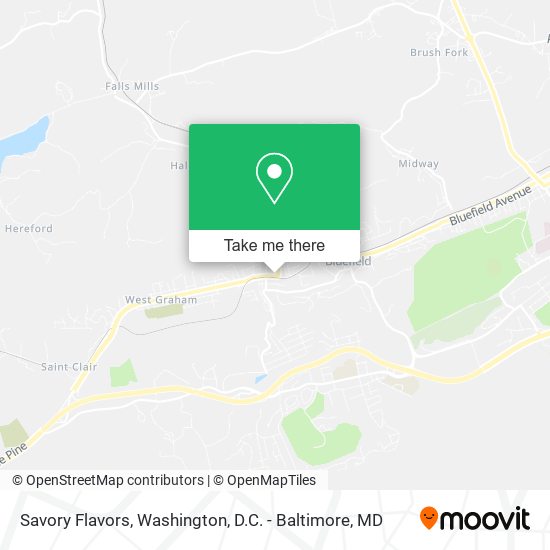 Savory Flavors map