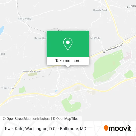 Kwik Kafe map