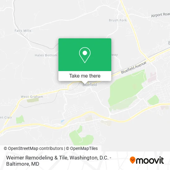 Weimer Remodeling & Tile map