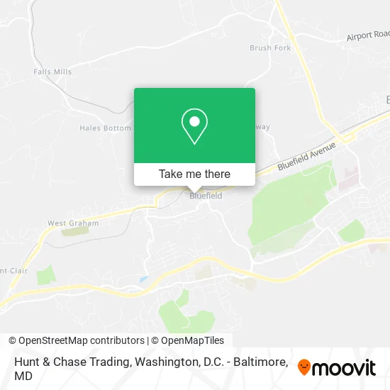 Hunt & Chase Trading map