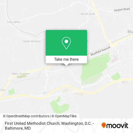 First United Methodist Church map