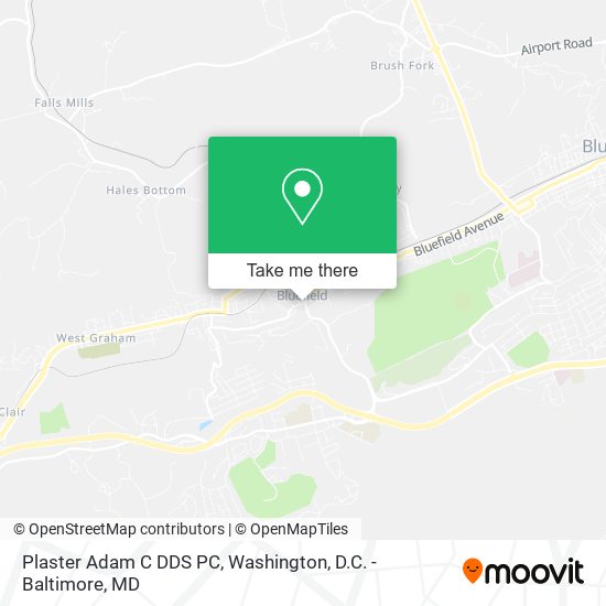 Plaster Adam C DDS PC map