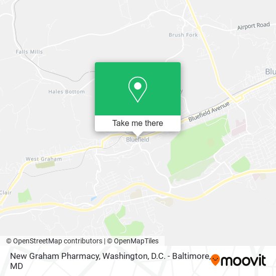 New Graham Pharmacy map