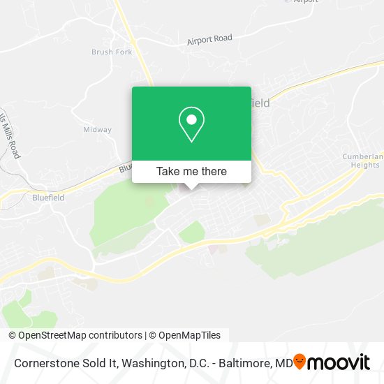 Mapa de Cornerstone Sold It