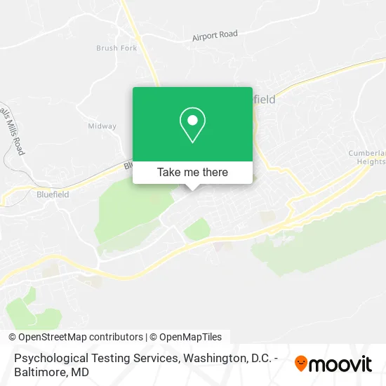 Psychological Testing Services map