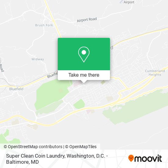 Super Clean Coin Laundry map