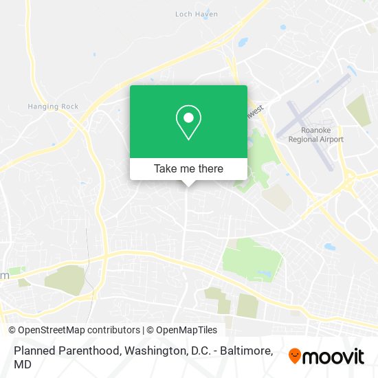 Planned Parenthood map