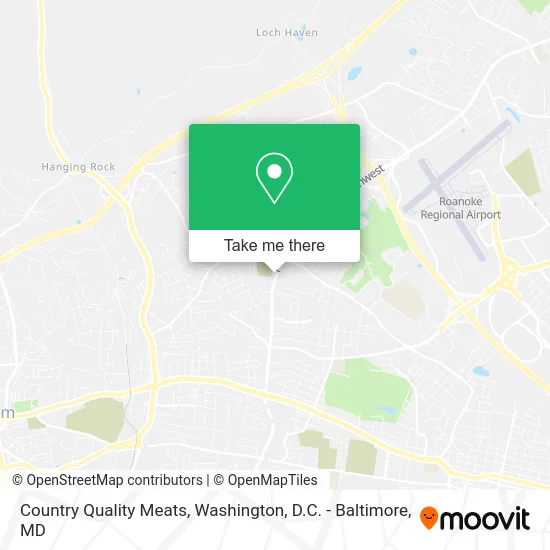 Country Quality Meats map