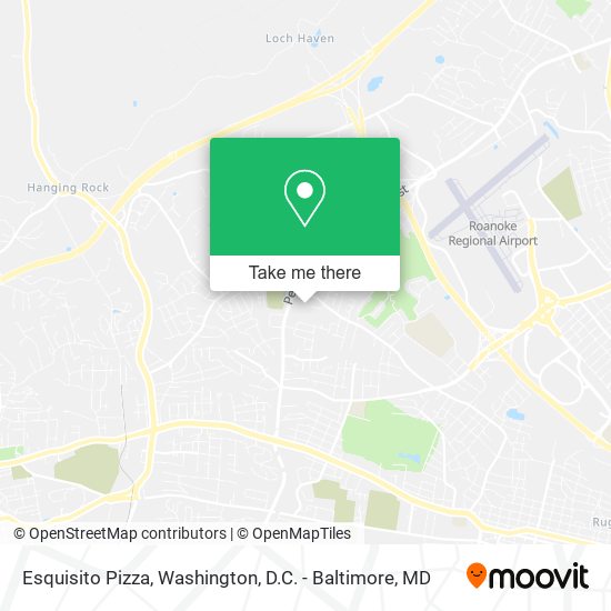 Esquisito Pizza map