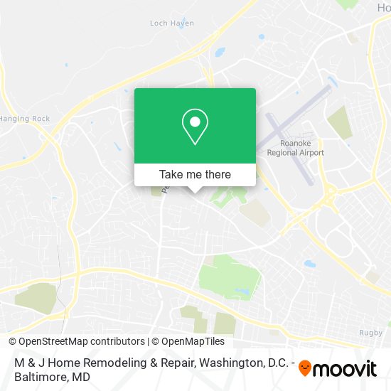 M & J Home Remodeling & Repair map