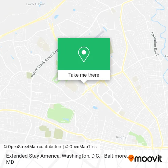Extended Stay America map