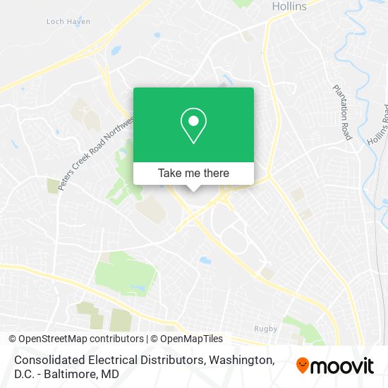 Consolidated Electrical Distributors map