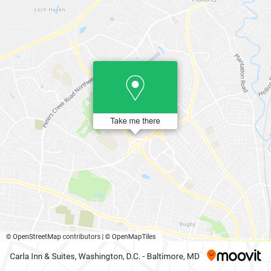 Mapa de Carla Inn & Suites
