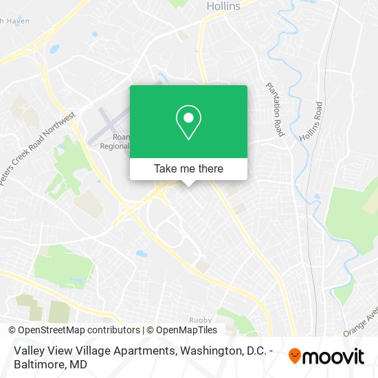 Valley View Village Apartments map