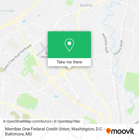 Mapa de Member One Federal Credit Union