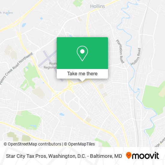 Star City Tax Pros map