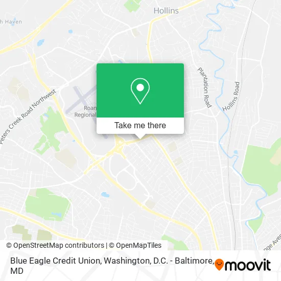 Blue Eagle Credit Union map