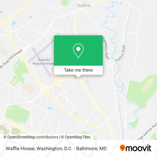 Mapa de Waffle House