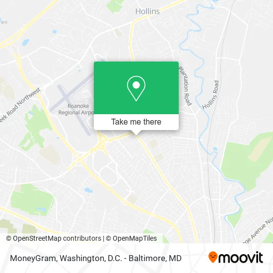 Mapa de MoneyGram