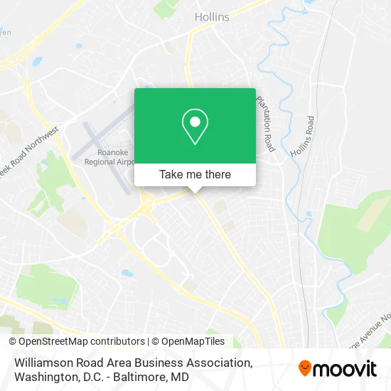 Mapa de Williamson Road Area Business Association