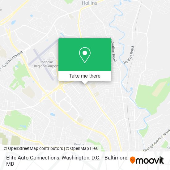 Elite Auto Connections map