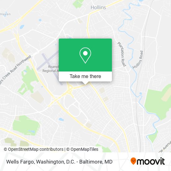 Mapa de Wells Fargo