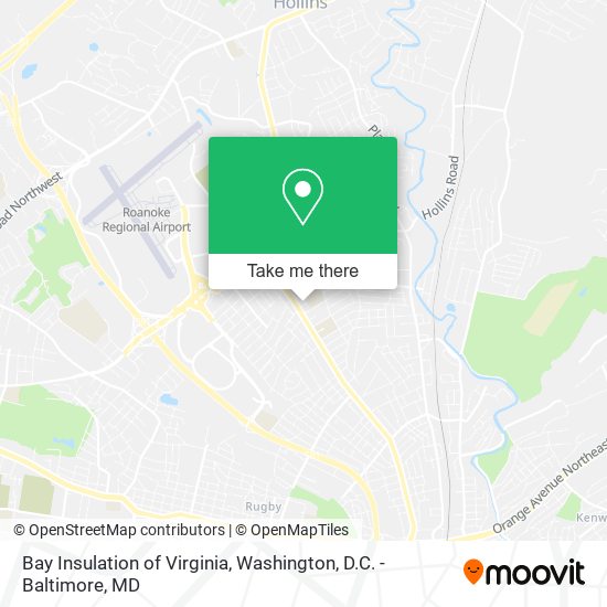 Bay Insulation of Virginia map