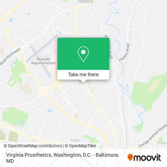 Mapa de Virginia Prosthetics