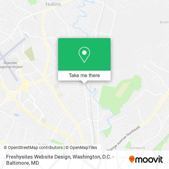 Mapa de Freshysites Website Design