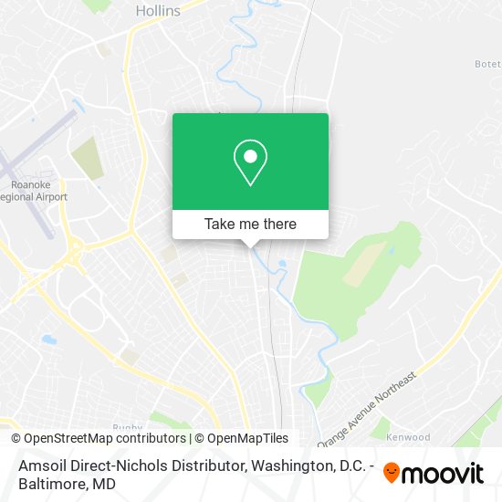 Amsoil Direct-Nichols Distributor map