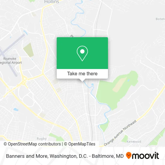 Banners and More map