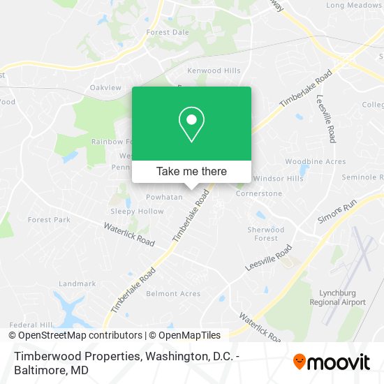 Timberwood Properties map