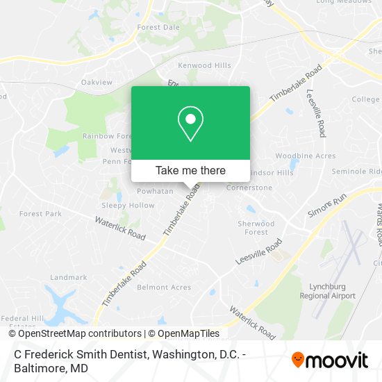 Mapa de C Frederick Smith Dentist