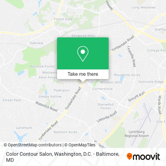 Color Contour Salon map