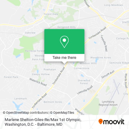 Mapa de Marlene Shelton-Giles-Re / Max 1st Olympic