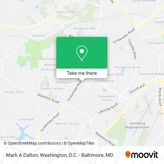 Mark A Dalton map