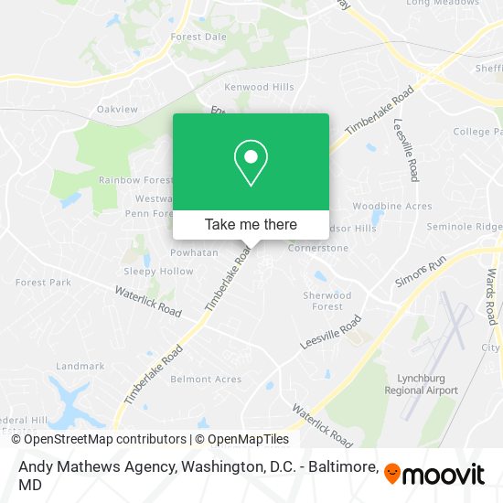 Mapa de Andy Mathews Agency