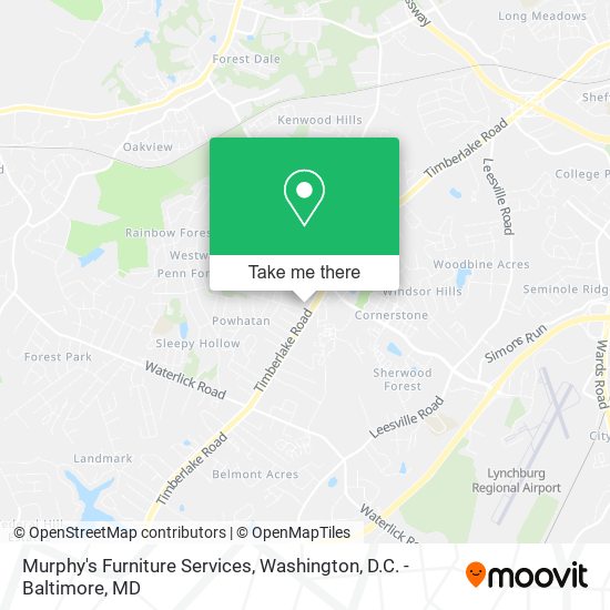 Mapa de Murphy's Furniture Services